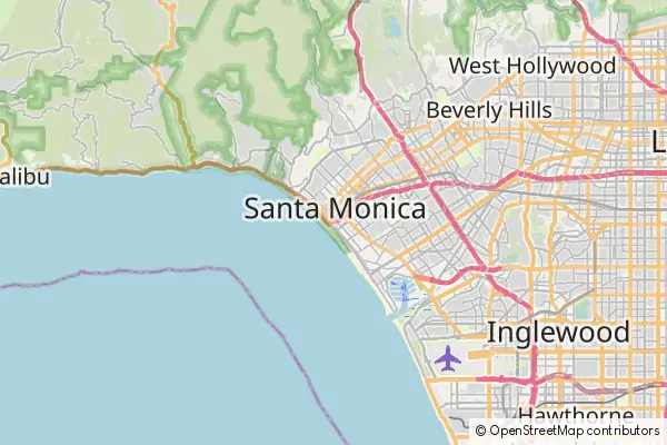 Mapa Santa Monica