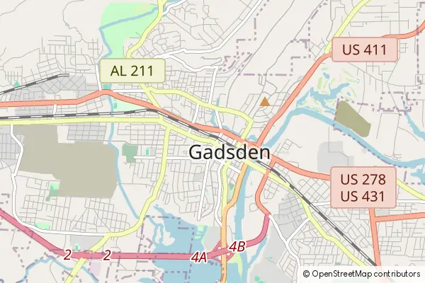 Mapa Gadsden