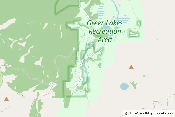 Mapa Greer