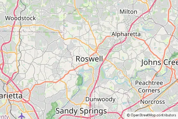 Mapa Roswell