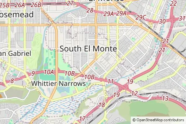 Mapa South El Monte