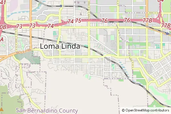 Mapa Loma Linda