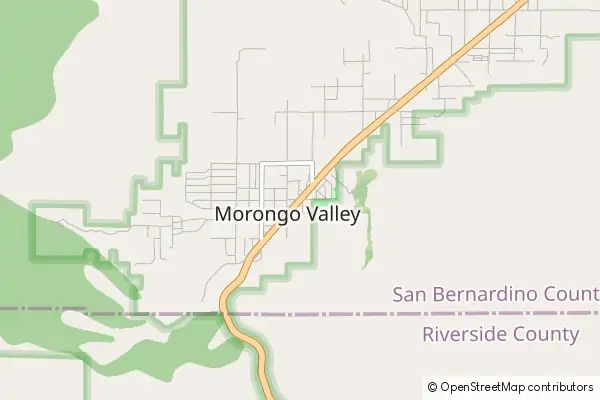 Mapa Morongo Valley