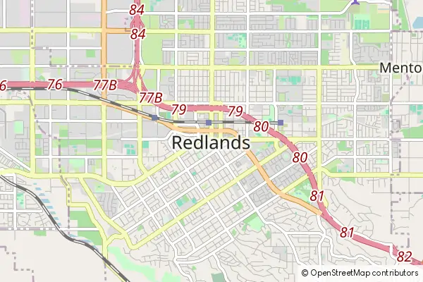 Mapa Redlands