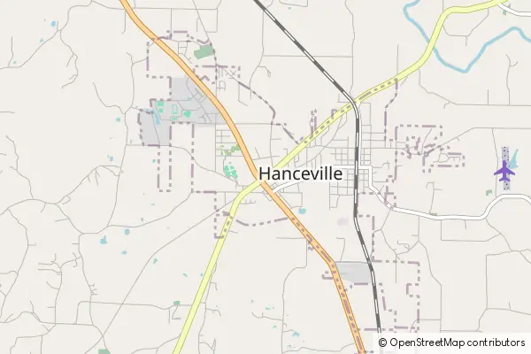 Mapa Hanceville