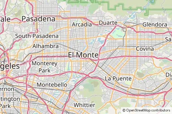 Mapa El Monte