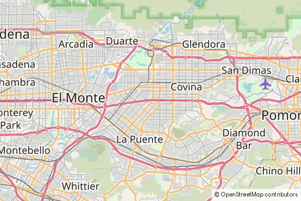 Mapa West Covina