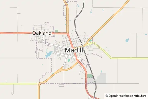 Mapa Madill