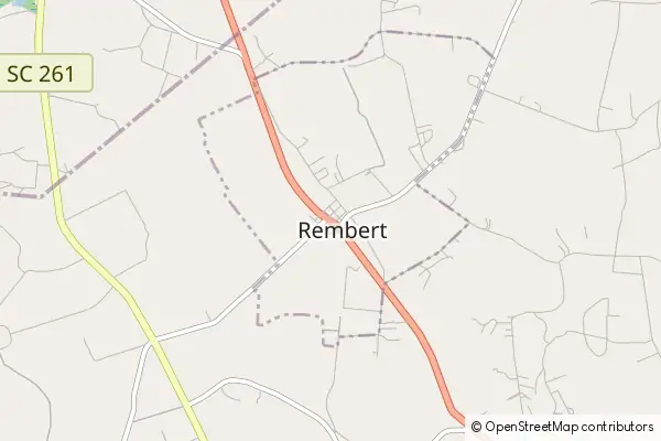 Mapa Rembert