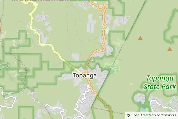 Mapa Topanga