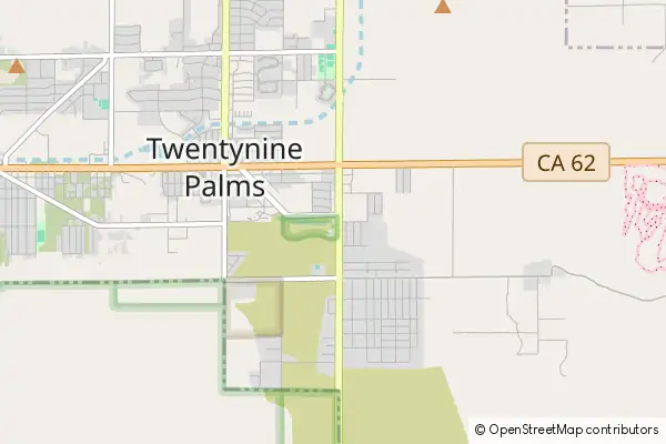 Mapa Park Narodowy Joshua Tree