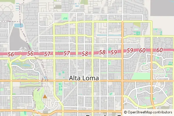 Mapa Alta Loma