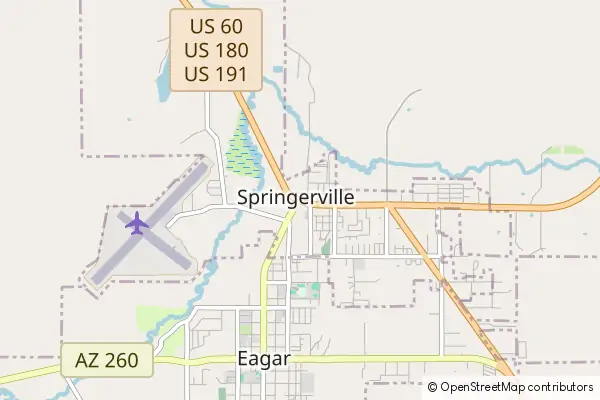 Mapa Springerville