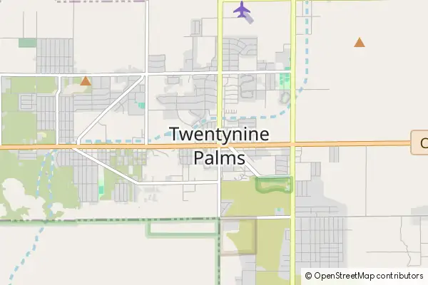 Mapa Twentynine Palms