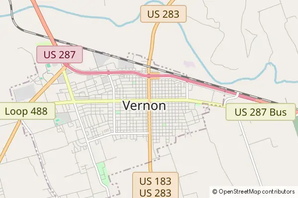 Mapa Vernon