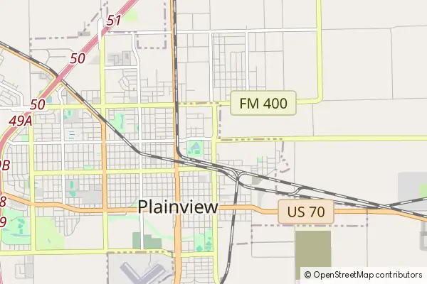 Mapa Plainview