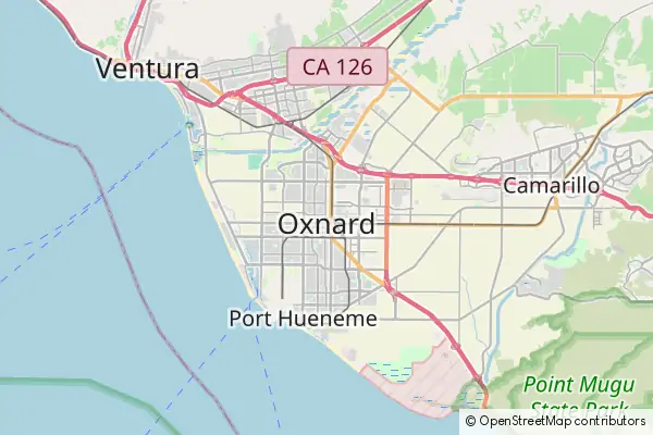 Mapa Oxnard