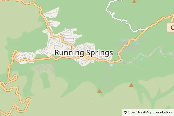 Mapa Running Springs