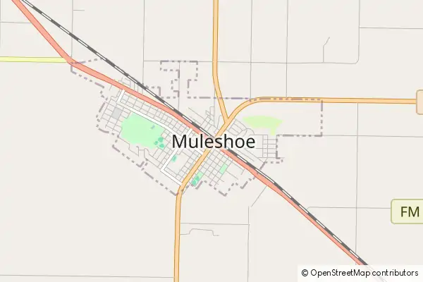 Mapa Muleshoe