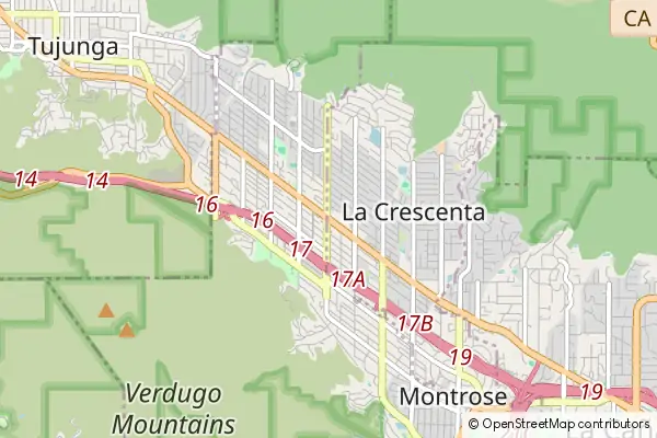 Mapa La Crescenta