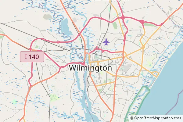 Mapa Wilmington