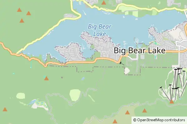 Mapa Big Bear Lake