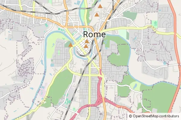 Mapa Rome