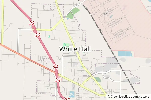 Mapa White Hall