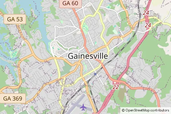 Mapa Gainesville