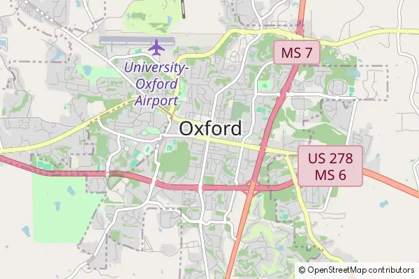 Mapa Oxford