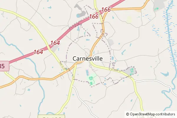 Mapa Carnesville