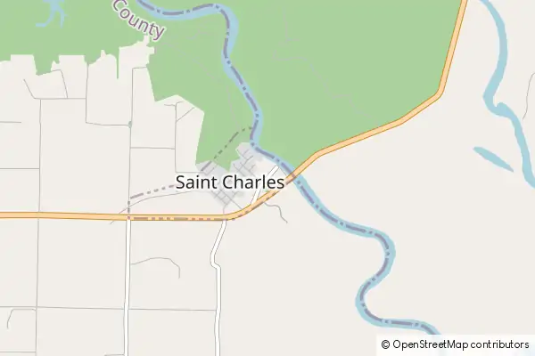 Mapa Saint Charles