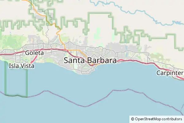 Mapa Santa Barbara