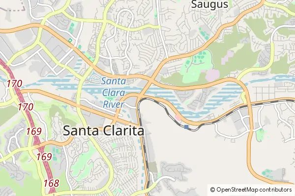 Mapa Saugus