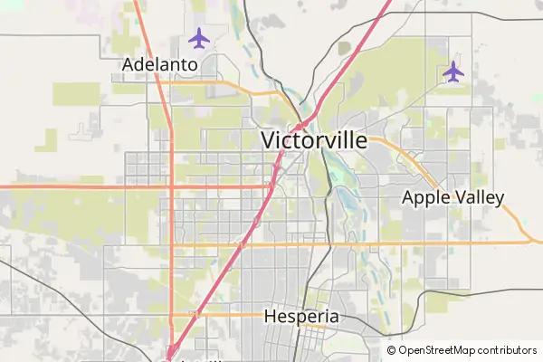 Mapa Victorville