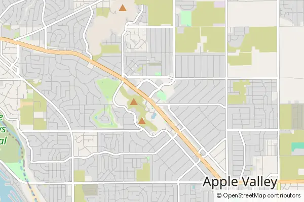 Mapa Apple Valley