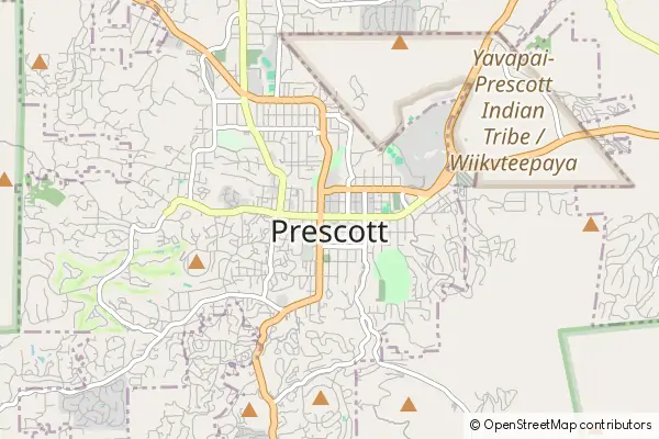 Mapa Prescott