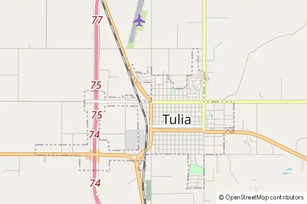 Mapa Tulia