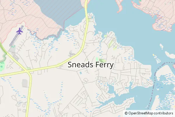 Mapa Sneads Ferry