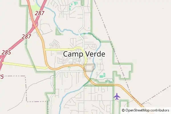 Mapa Camp Verde