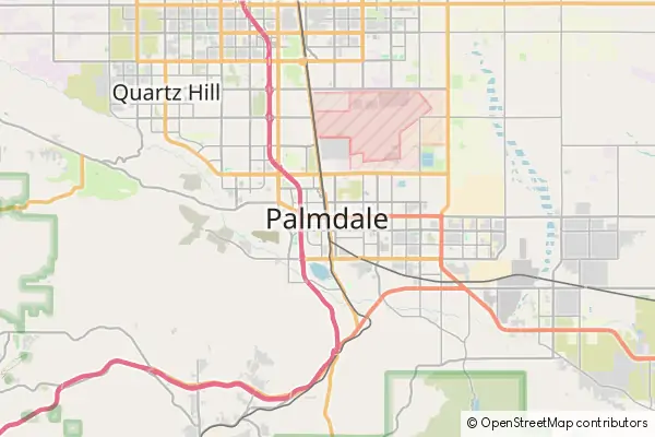 Mapa Palmdale