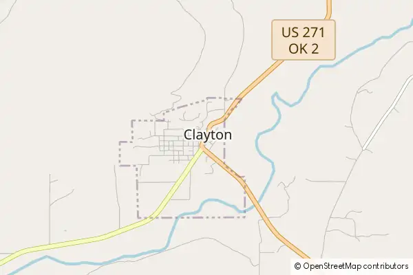 Mapa Clayton