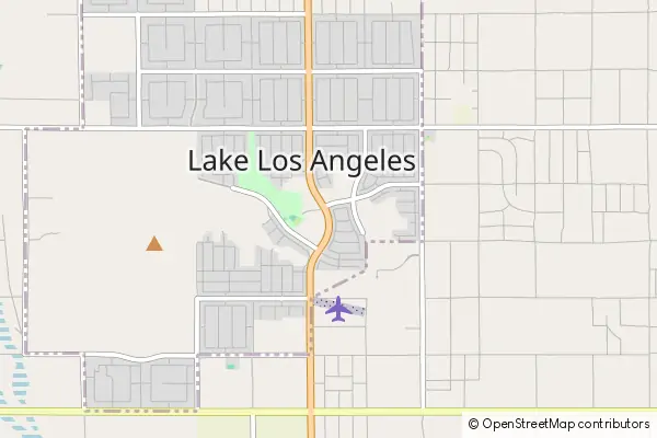 Mapa Lake Los Angeles