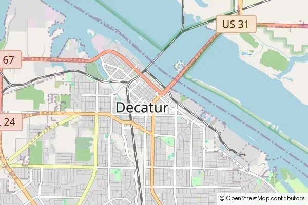 Mapa Decatur