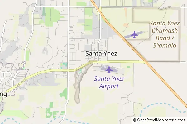 Mapa Santa Ynez