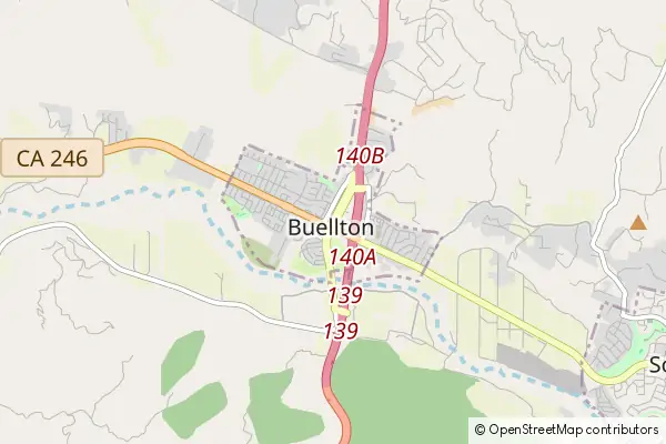 Mapa Buellton