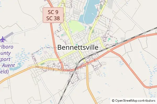 Mapa Bennettsville