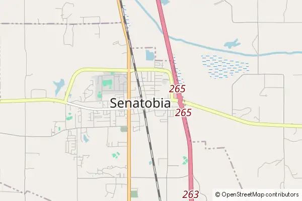 Mapa Senatobia