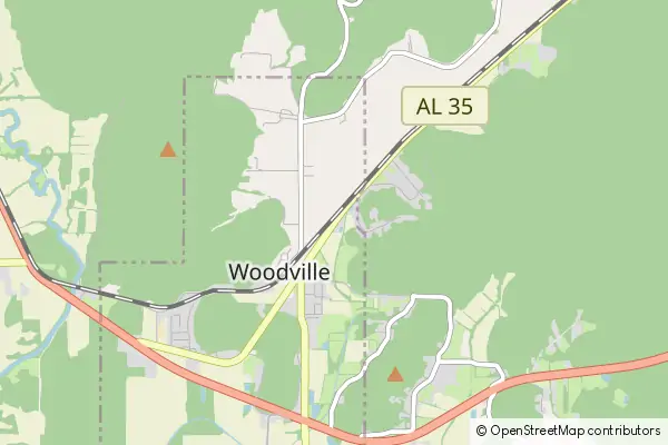 Mapa Woodville