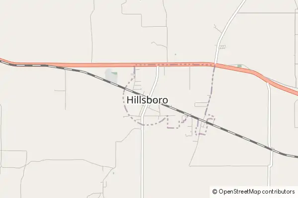 Mapa Hillsboro